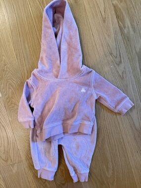 GAP Pink Corduroy Hoodie & Jogger Matching Set